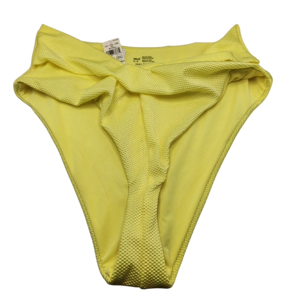 Aerie Yellow High Cut Cheeky Nwt Size Medium